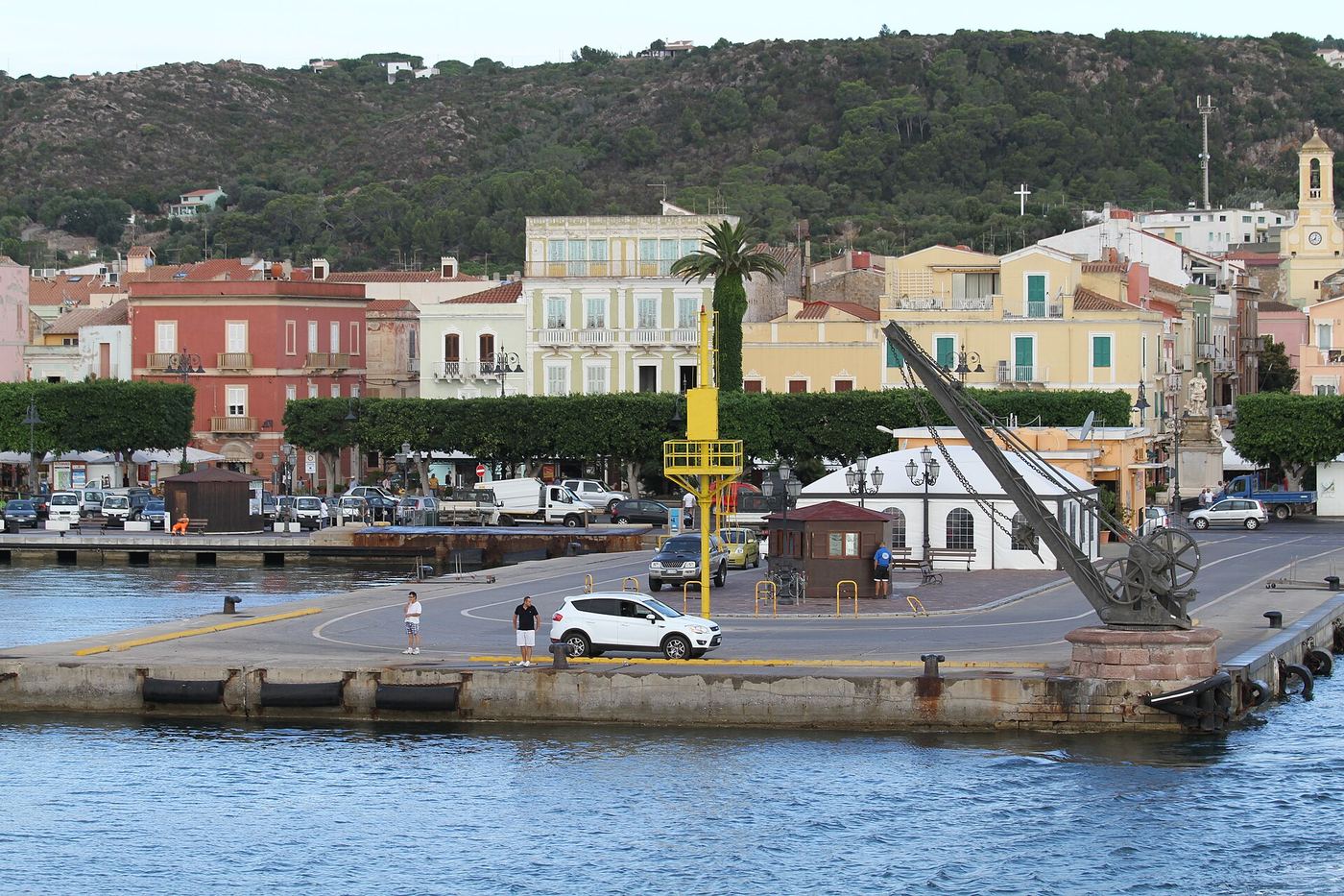 Le port de Carloforte, sur l'île de San Pietro
